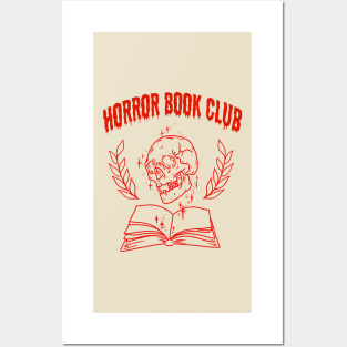 Horror book club Posters and Art